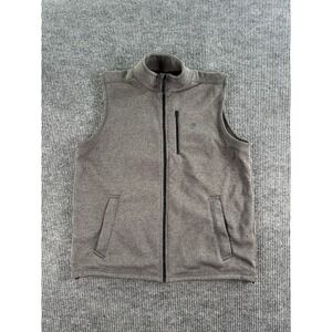 Timberland Vest Vest Mens XXL Gray Polyester Full Zip Fleece Outdoor 8556J